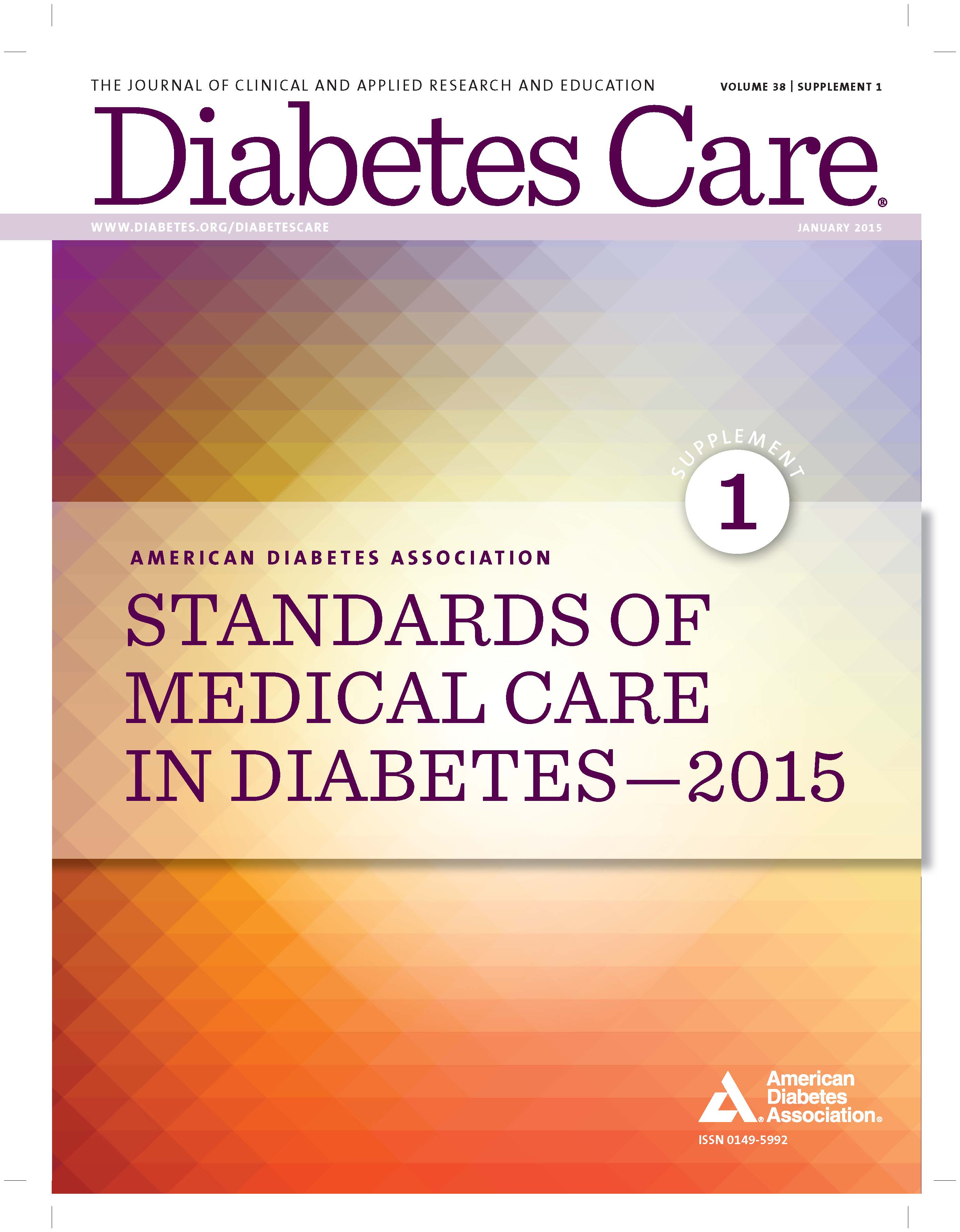 美國糖尿病協會（ADA）2015年照護標準，下調亞洲人篩選糖尿病的體重標準