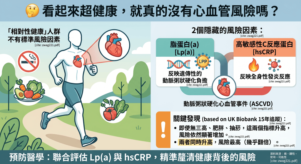 #心血管疾病 #預防醫學 #脂蛋白a #發炎反應 #健康檢查 #醫學新知