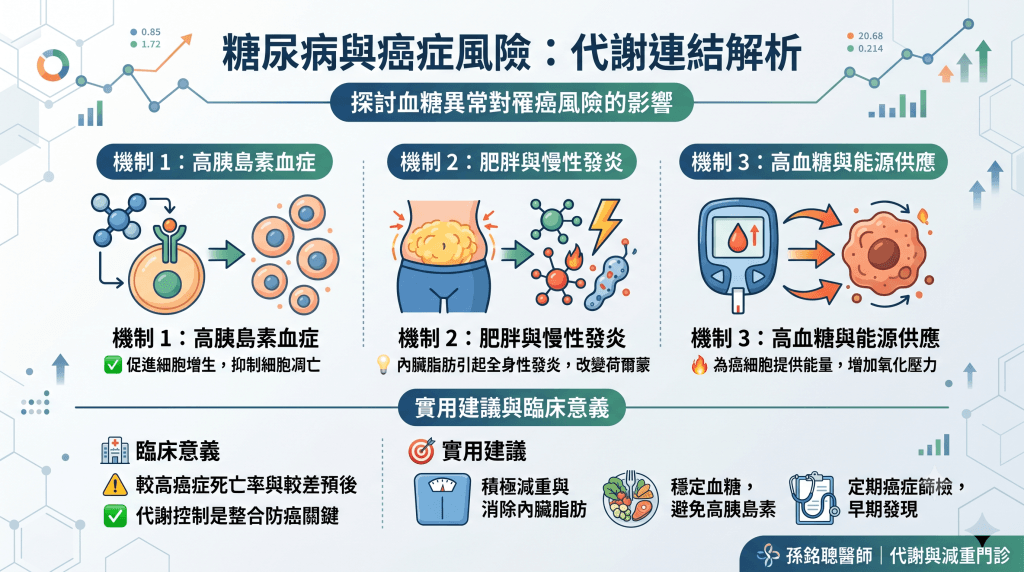 糖尿病與癌症風險
