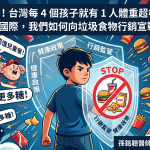 大腹便便的未來？從台灣兒童肥胖現況，看拉丁美洲如何用 AI 與法規向垃圾食物行銷宣戰