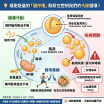 💡 細胞能量的「儲存槽」默默在控制我們的代謝健康！