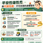 早發性雄性禿與代謝危機：不可忽視的身體警訊 💇‍♂️📉